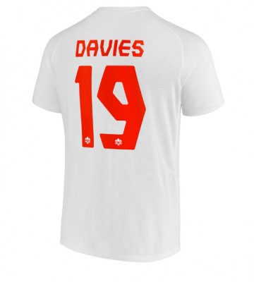 Canada Alphonso Davies #19 Replica Away Stadium Shirt World Cup 2022 Short Sleeve
